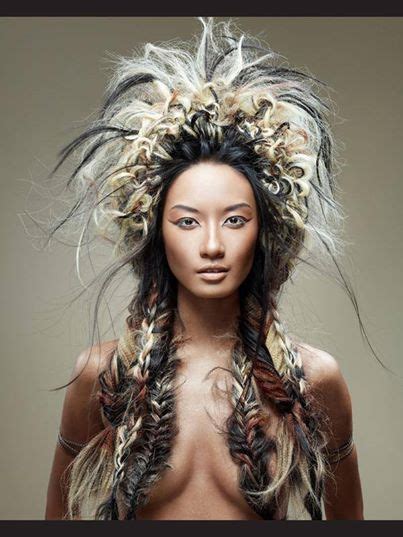 Indigenous Native Canadian We Love The Hair Artistry And Symbolism Surrounding This Image