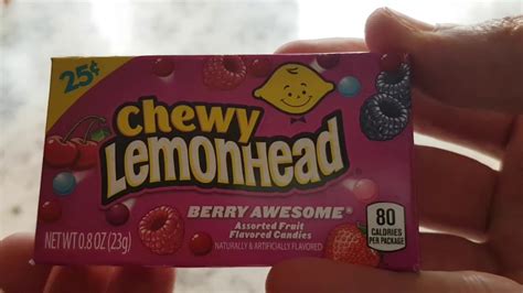 Chewy Lemonhead Berry Awesome Random Reviews Youtube