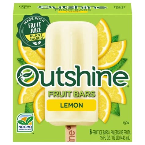 Outshine® Lemon Fruit Bars 6 Ct Kroger