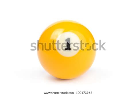 Image Yellow Billiard Ball Stock Photo Edit Now 100173962