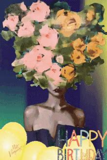 Happy Birthday Lady GIF - Happy Birthday Lady Hbd - Discover & Share GIFs