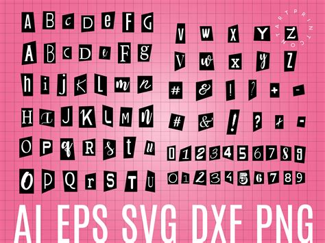 Burn Book Svg Png Letters Numbers Glyphs Mean Girls Alphabet Etsy The