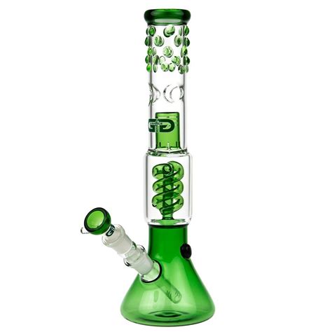 Grace Glass 14 Inch Spiral Perc Ice Bong Sky High Smoke Shop