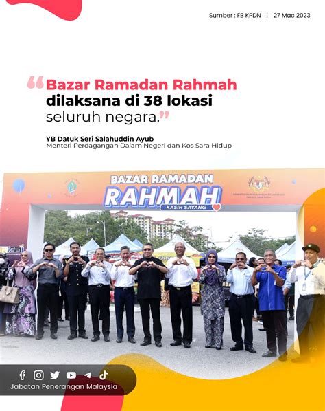 BAZAR RAMADAN RAHMAH DILAKSANA DI 38 LOKASI SELURUH NEGARA Portal