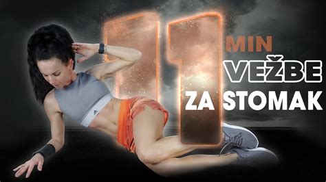 11 minuta trening Vežbe za mršavljenje i jačanje mišića stomaka YouTube