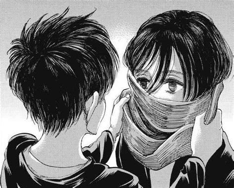 Eren And Mikasa Matching Pfp Attack On Titan Manga Art Attack On