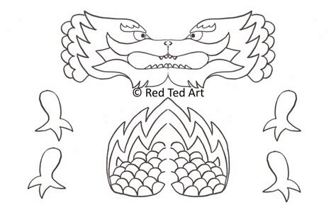 an image of a dragon head with different shapes and colors on it's face