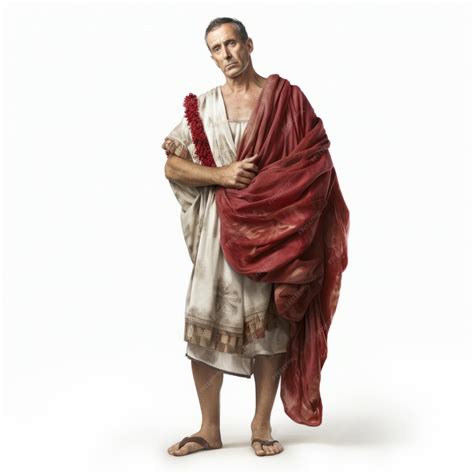 Premium Photo Hyperrealistic Studio Portrait Of Julius Caesar In