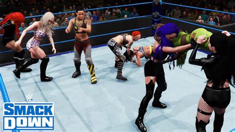 Wwe K Smackdown Women Battle Royal Youtube