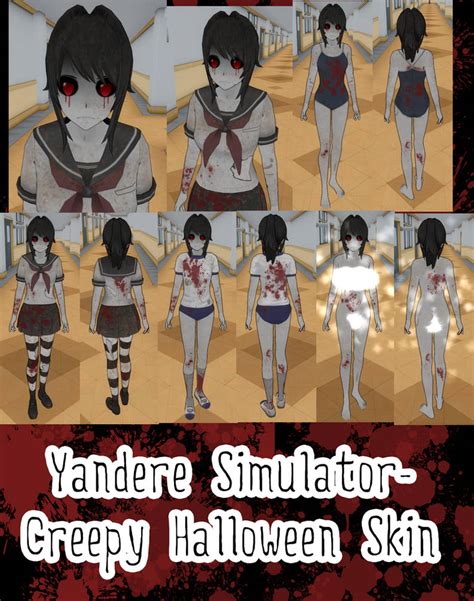 Yandere Simulator Creepy Halloween Skin By Imaginaryalchemist On