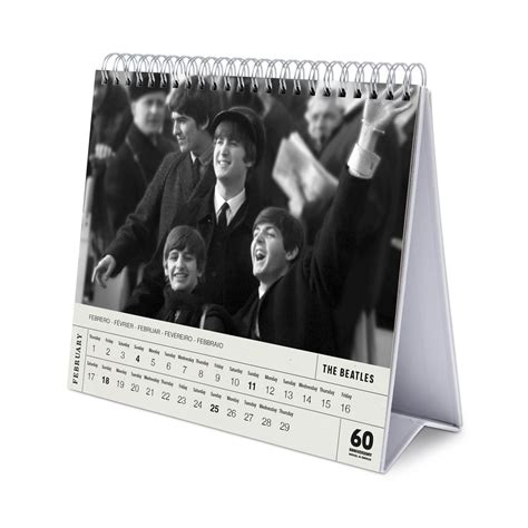 Calendario De Escritorio The Beatles Erikstore