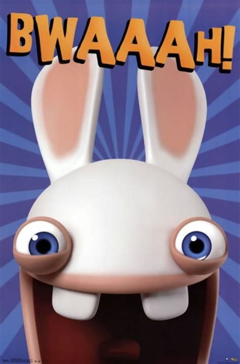 Rabbids - Bwaaah Poster Print (24 x 36) - Walmart.com