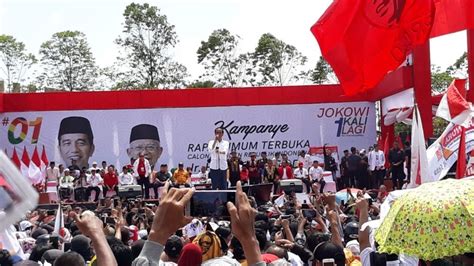 Kampanye Di Pontianak Jokowi 17 April Datang Ke Tps Pakai Baju Putih