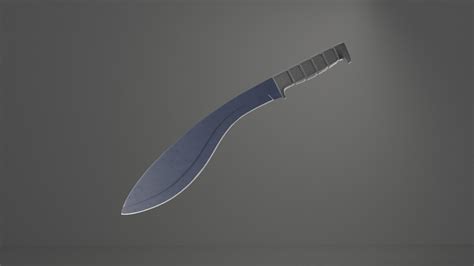 Kukri Knife Free Vr Ar Low Poly D Model Cgtrader