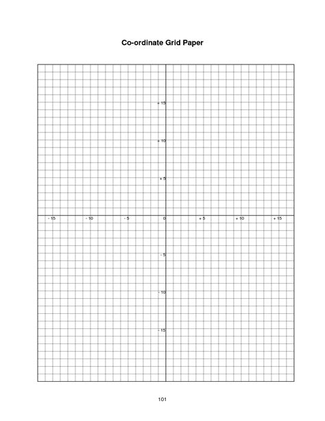 X Y Coordinate Graph Paper Printable Printable Graph Paper