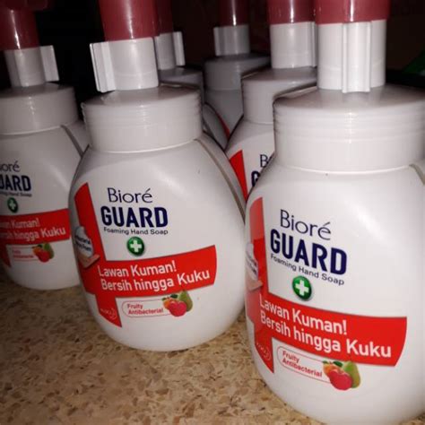 Jual Biore Guard Foaming Hand Soap Fruity Antibacterial Botol Pump