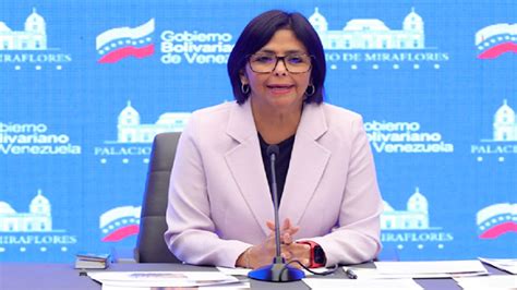 Delcy Rodríguez celebra la Vicepresidencia de Venezuela en las Naciones