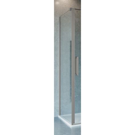 Crosswater Optix 10 Brushed Stainless Steel Side Panel For Pivot Door