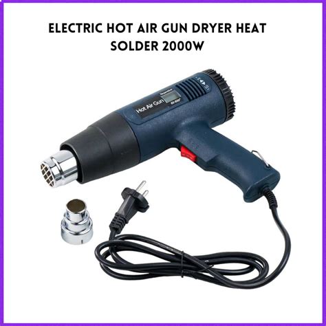 Jual COD ZHCY Electric Hot Air Gun Dryer Heat Solder Thermal W Heat Gun Alat Pemanas