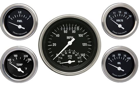 Classic Instruments HR35SLC Classic Instruments Hot Rod Series Gauge