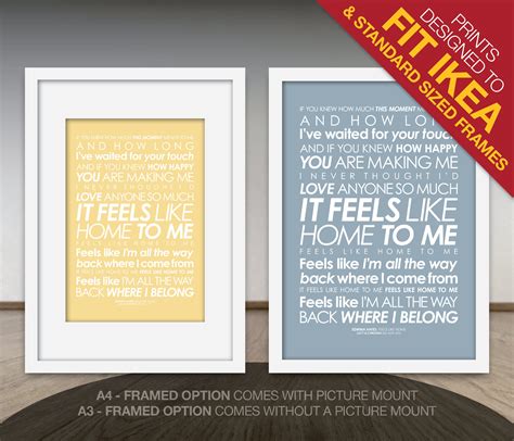 Edwina Hayes Feels Like Home LYRICS Print Free | Etsy