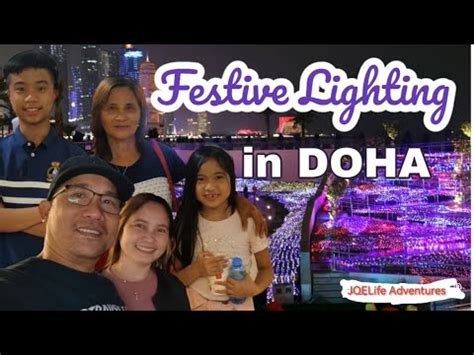 Doha Lights Show Bagong Pasyalan Ng Mga Ofw Youtube