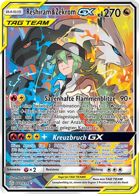 Reshiram Zekrom Gx Wert Bild K Nstler Seltenheit