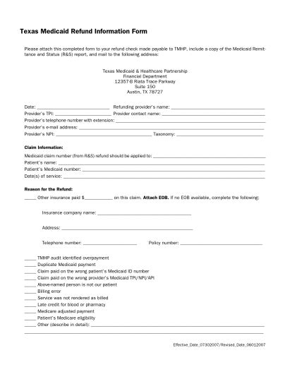 15 Medicaid Application Texas Free To Edit Download And Print Cocodoc