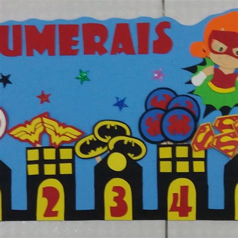 Kit Temático para Sala de Aula Super Herois Elo7