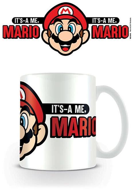 Super Mario Its A Me Mario Tasse Kaffetasse Mug Tazza Neu NEW EBay