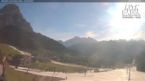 Webcam Colfosco Alta Badia 1645m Bergfex