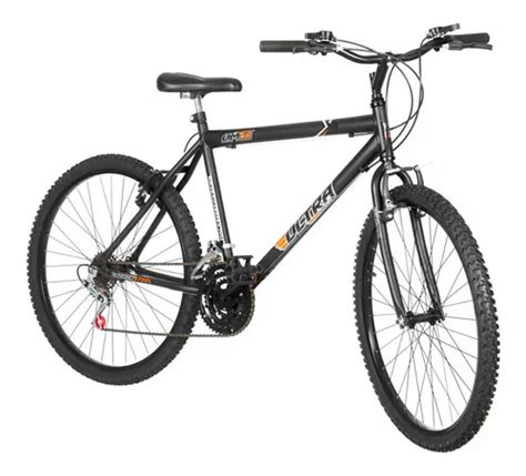 Bicicleta 18 Marchas Aro 26 Quadro 20 Preta Pro Tork Ultra Cor Preto