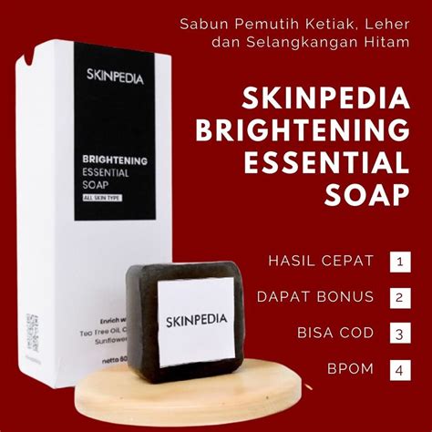 Jual Skinpedia Sabun Pemutih Wajah Dan Tubuh Pembersih Wajah Kusam