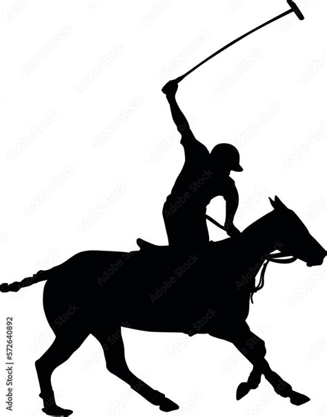 Polo Player Cutfile Cricut Silhouette Svg Eps Jpeg Png Vector