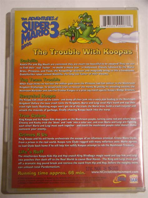 The Adventures Of Super Mario Bros 3 The Trouble With Koopas Dvd Dvds And Blu Ray Discs