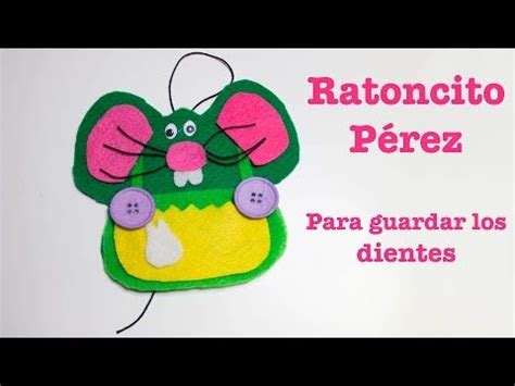 DIY RATONCITO PÉREZ GUARDADIENTES GOMA EVA FOAMY Manualidad fácil