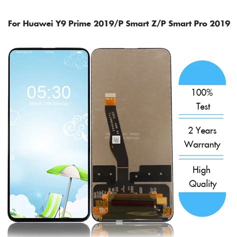 P Smart Z STK LX1 Display For Huawei Y9 Prime 2019 LCD Display Touch