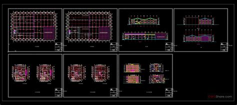 10steel Factory Plan And Elevation Autocad Dwg File Free Cad Blocks Download Dwg Models For