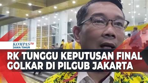 Ridwan Kamil Tunggu Keputusan Golkar Dan Koalisi Indonesia Maju Soal