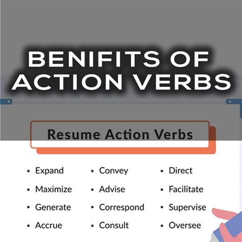 How Does Using Action Verbs Benefit Your Resume