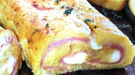 Rouleau de pommes de terre au jambon cuit et mozzarella Irrésistible