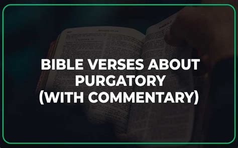 25 Bible Verses About Purgatory (With Commentary) - Scripture Savvy