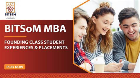 Bitsom Mba Founding Class Student Experiences And Placements Youtube