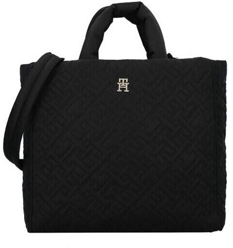 Tommy Hilfiger Th Flow Shopper Bag Black Aw Aw Bds Ab