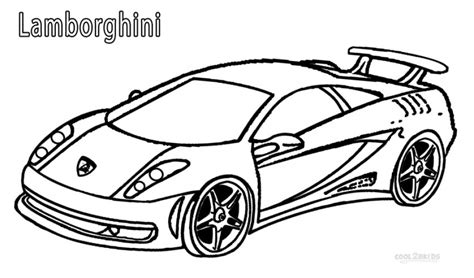 Free Printable Lamborghini Coloring Pages Everfreecoloring