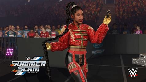 Summerslam 2023 Bianca Belair ENTRANCE WWE 2K23 YouTube