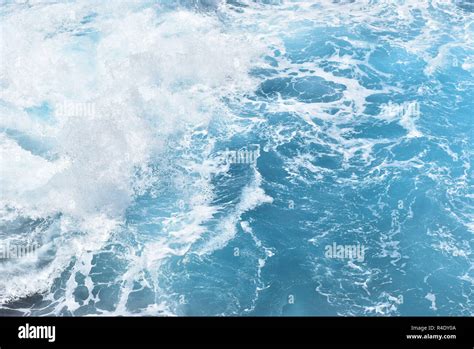 Blue Ocean with Waves Stock Photo - Alamy