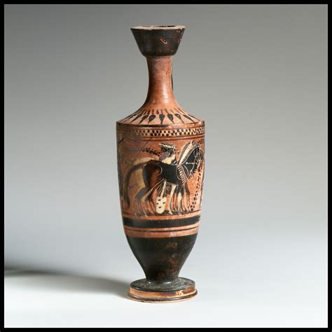 Lekythos Greek Attic Late Archaic The Metropolitan Museum Of Art