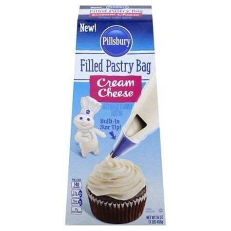 Pillsbury Cream Cheese Filled Frosting Pastry Bag 16 Ounce 6 Per Case