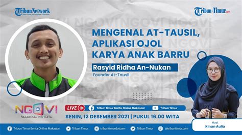 LIVE NGOBROL VIRTUAL Mengenal At Tausil Aplikasi Ojol Karya Anak